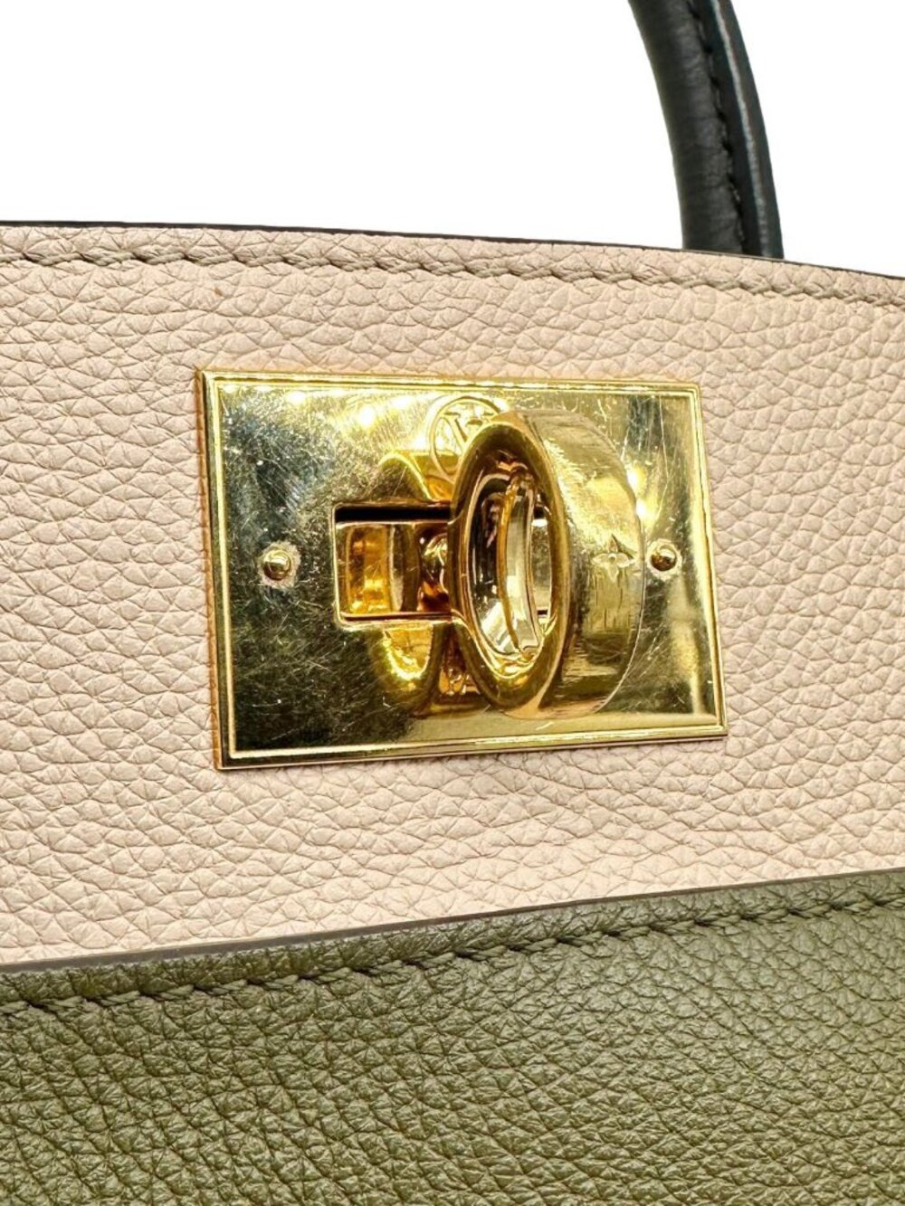 Louis Vuitton  On My Side MM Monogram Canvas Satchel Bag Cream - Picture 6 of 13
